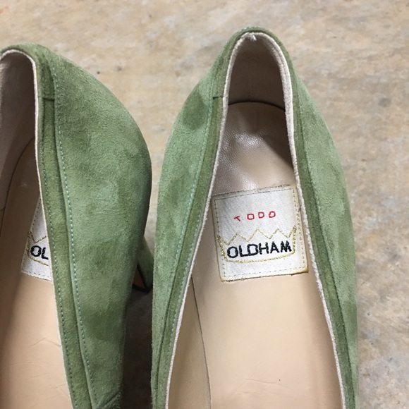 Todd Oldham Shoes-Green-SZ 40 in Italian 9 - Picture 5 of 15